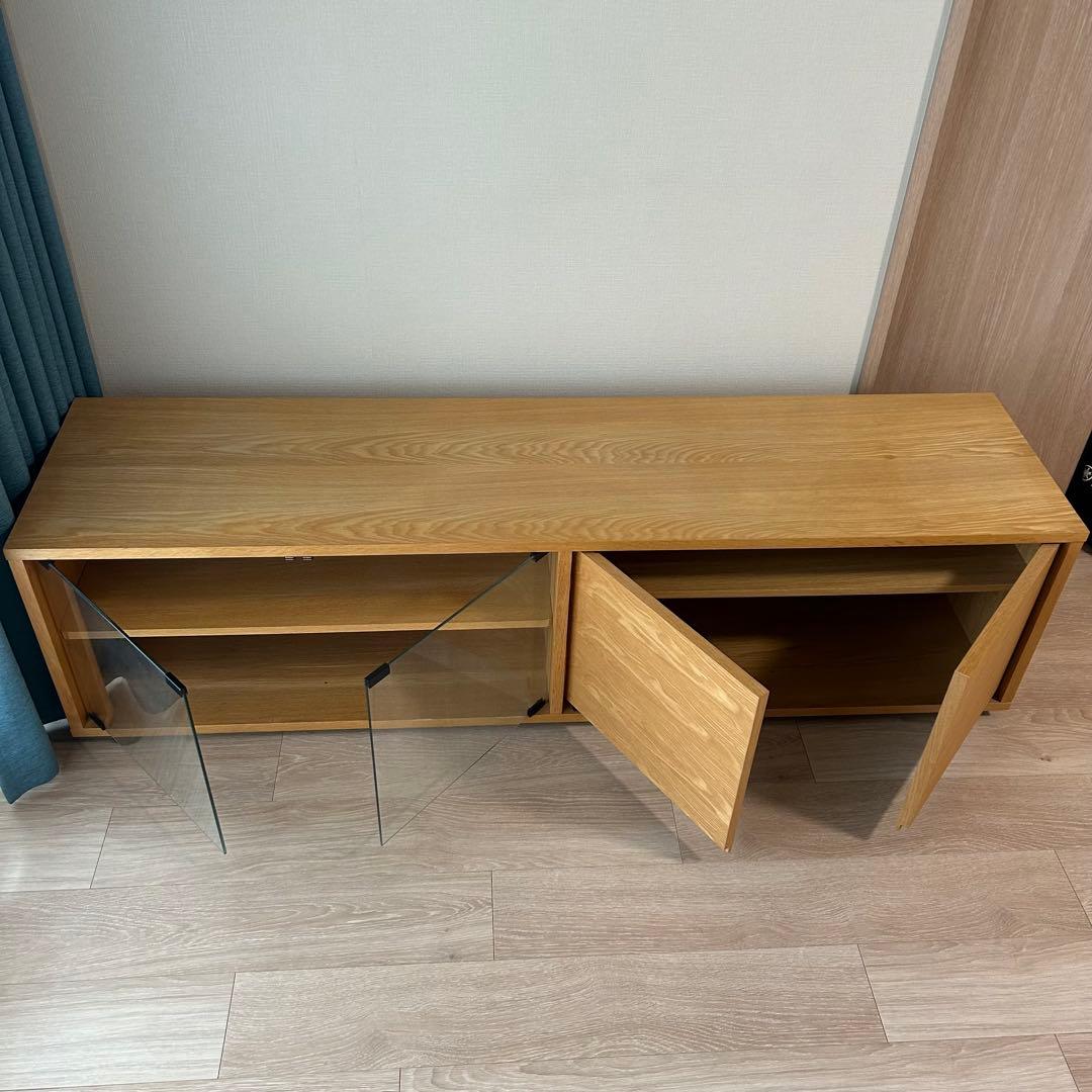 【希少品】無印良品 スタッキングキャビネット オーク材 テレビ台 テレビボード