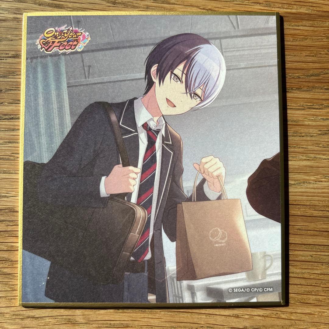 値下げ】プロセカ 青柳冬弥 色紙 缶バッジ ノーブルアート - メルカリ