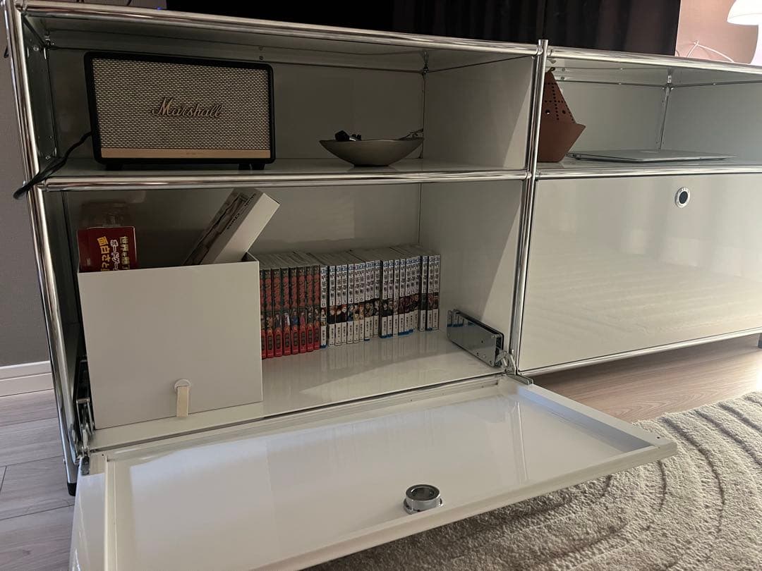 【Market B 】モジュールタイプキャビネット　ホワイト