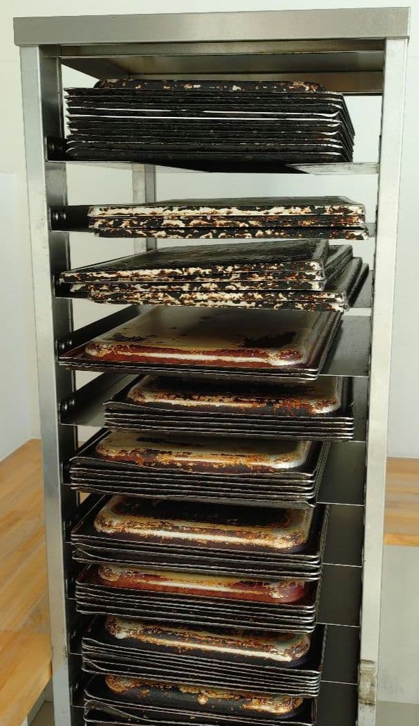 タニコー シングルラック ラックカート16枚差 天板15枚付 - メルカリ