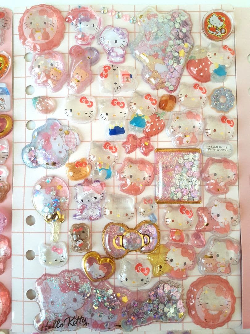 シール帳 完成品 ボンボンドロップシール キティ バインダー 正規品