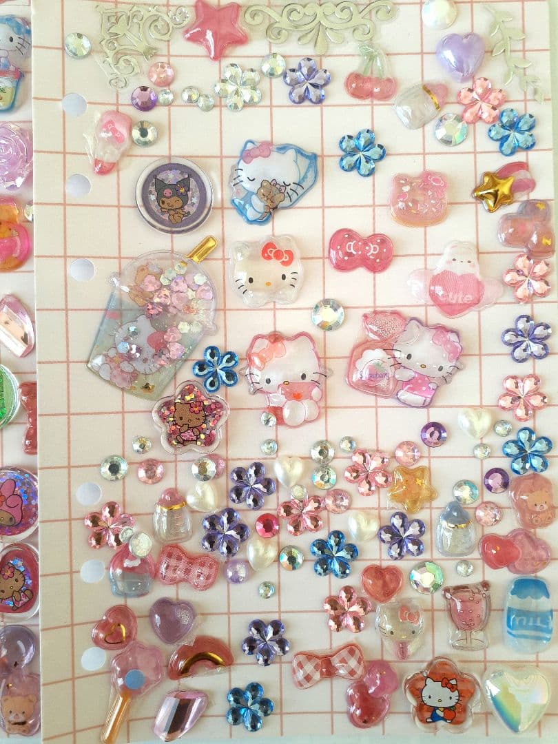 シール帳 完成品 ボンボンドロップシール キティ バインダー 正規品