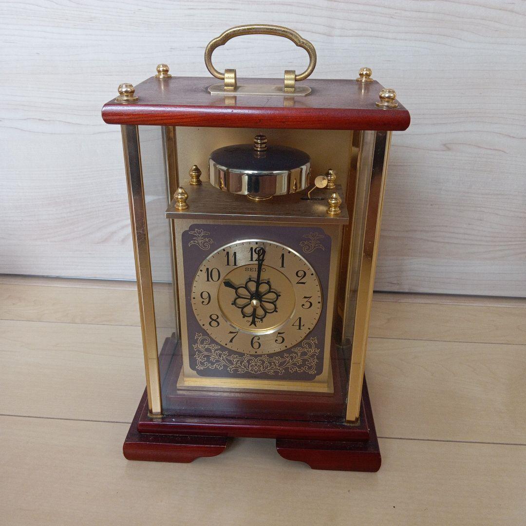 SEIKO製 クラシック置時計 金色