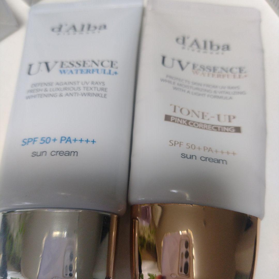 ダルバ　d'Alba UV SPF 50+新品5点+使用途中2点+おまけ3点付き