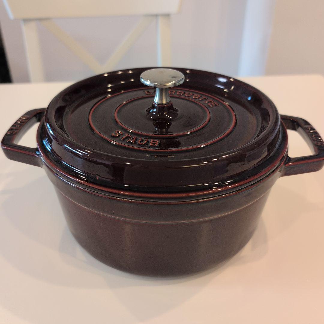 ストウブ ピコ・ココット 22 cm　グレナディンレッド　ラウンド　鋳鉄