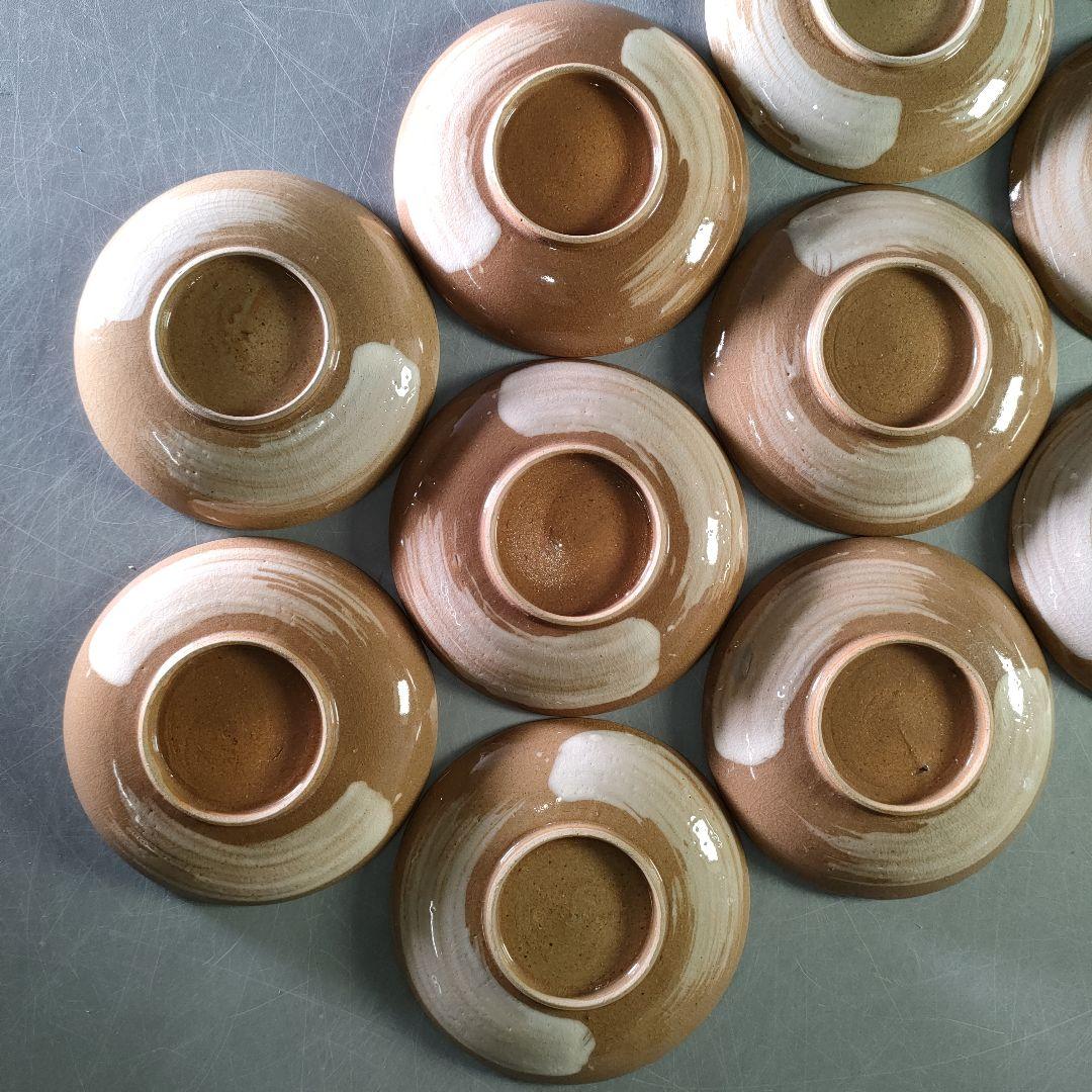 A1229-2/在銘/浪千鳥小皿18客/向付/銘々皿/飾皿/菓子皿/懐石道具/