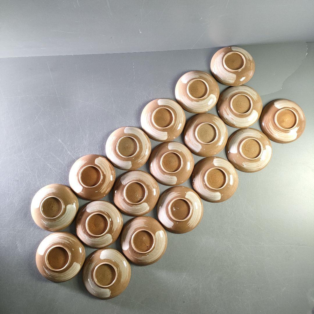 A1229-2/在銘/浪千鳥小皿18客/向付/銘々皿/飾皿/菓子皿/懐石道具/