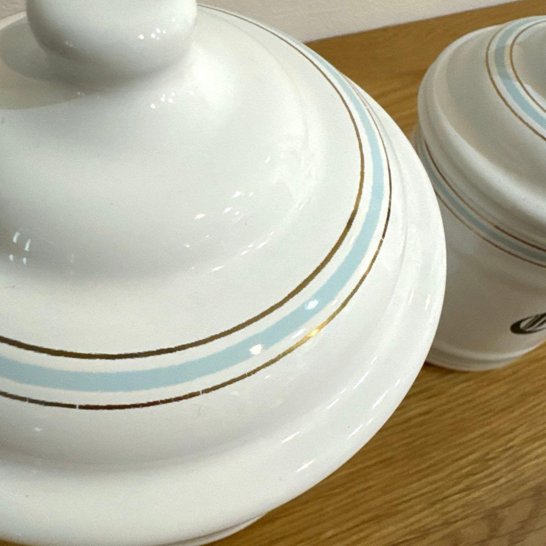 imane イマン 琺瑯 キャニスター L,Ｍサイズ　セット売り アンティーク