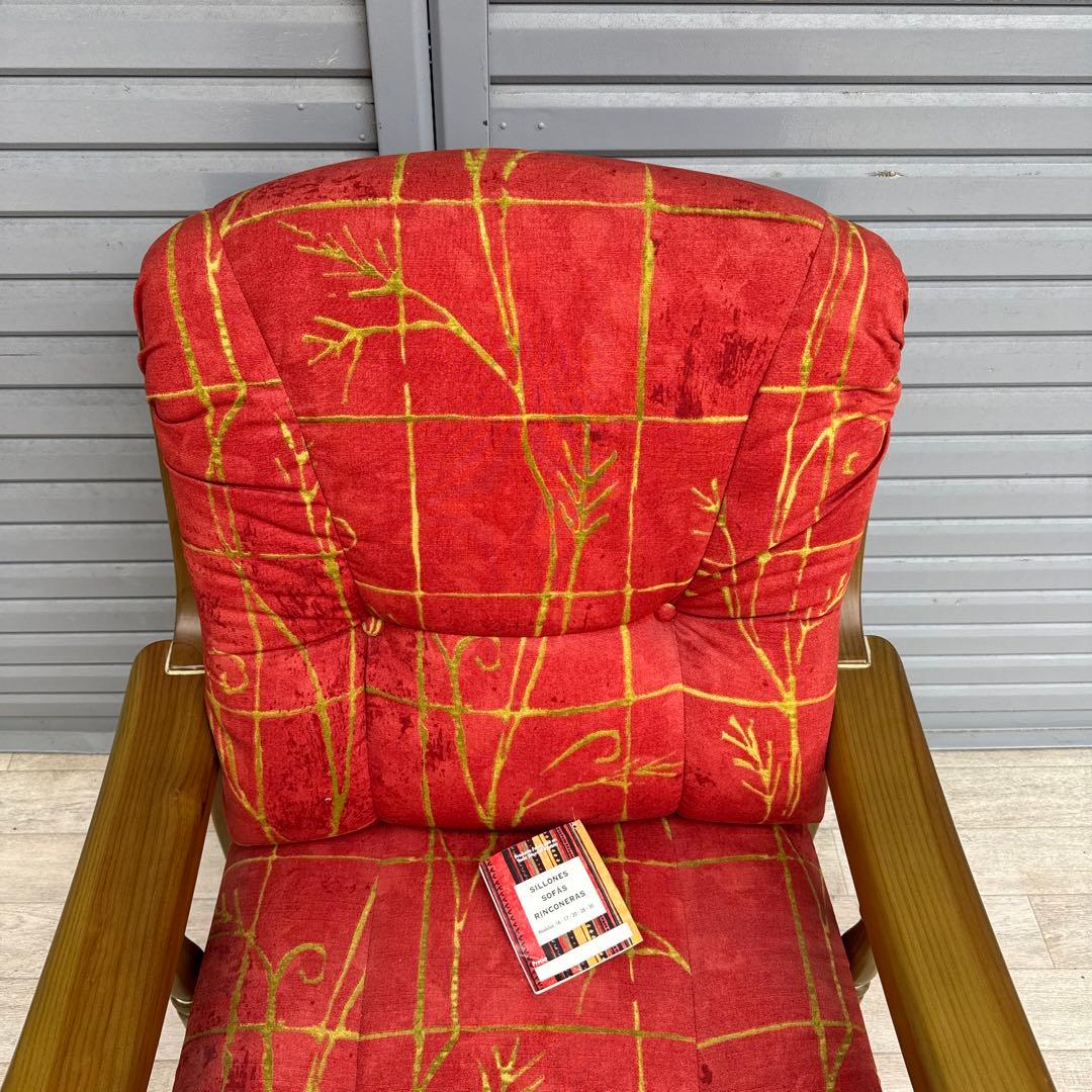 未使用　展示品　スペイン DANVES シングルソファ　1人掛け　カントリー