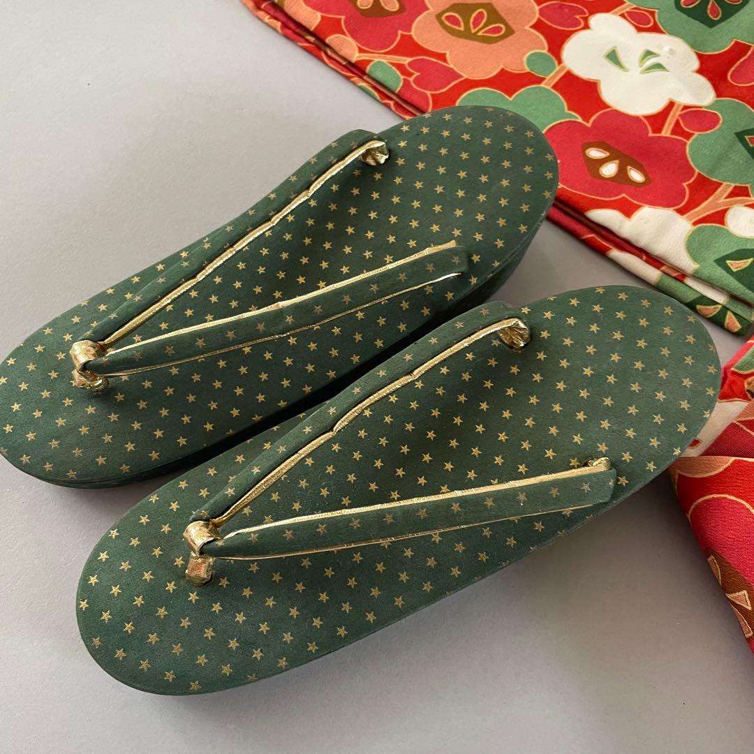 七五三　7歳　お着物セット　作り帯コーデ