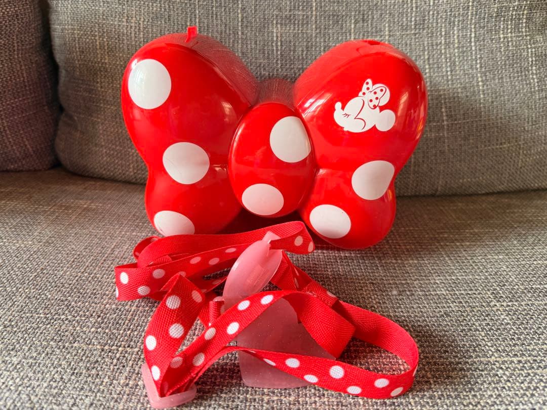 ディズニー ミニー ポップコーンバケット リボン 赤 - メルカリ