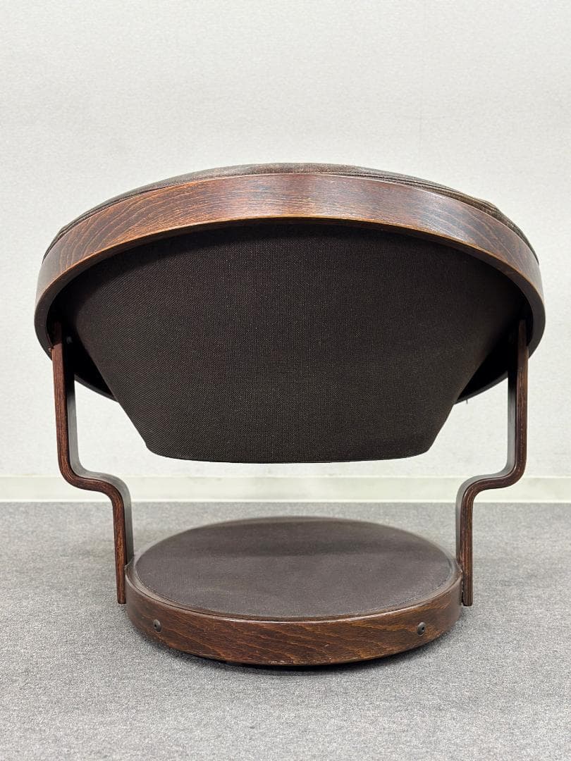 70's北欧ヴィンテージ■Convair回転ラウンジチェア　レザー　ノルウェー