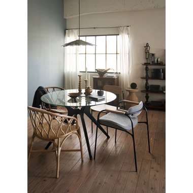 メーカー直送 東屋　NRS-506NA ラタンチェア ナチュラル　ラタン製