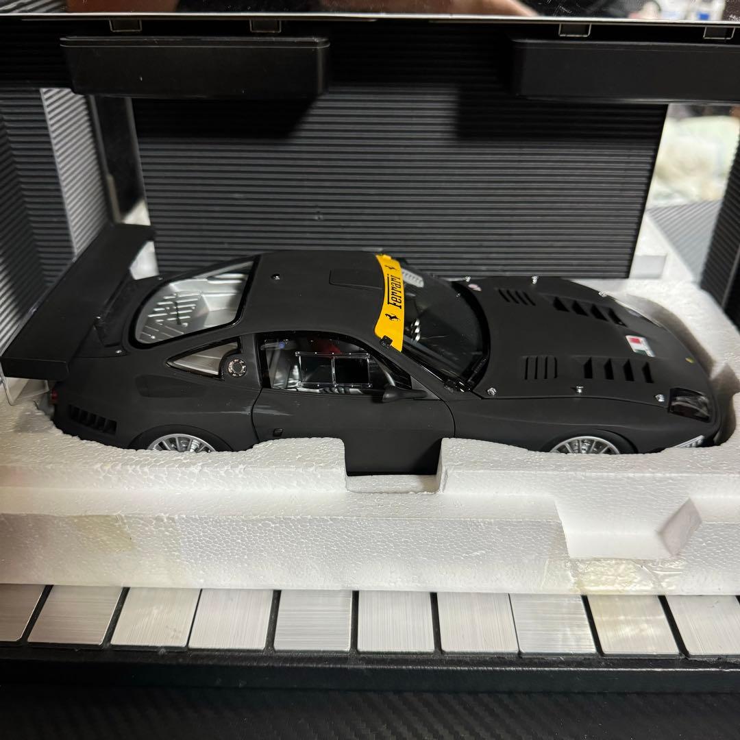 絶版 未展示品 京商 1/18 フェラーリ 575 GTC マットブラック - メルカリ