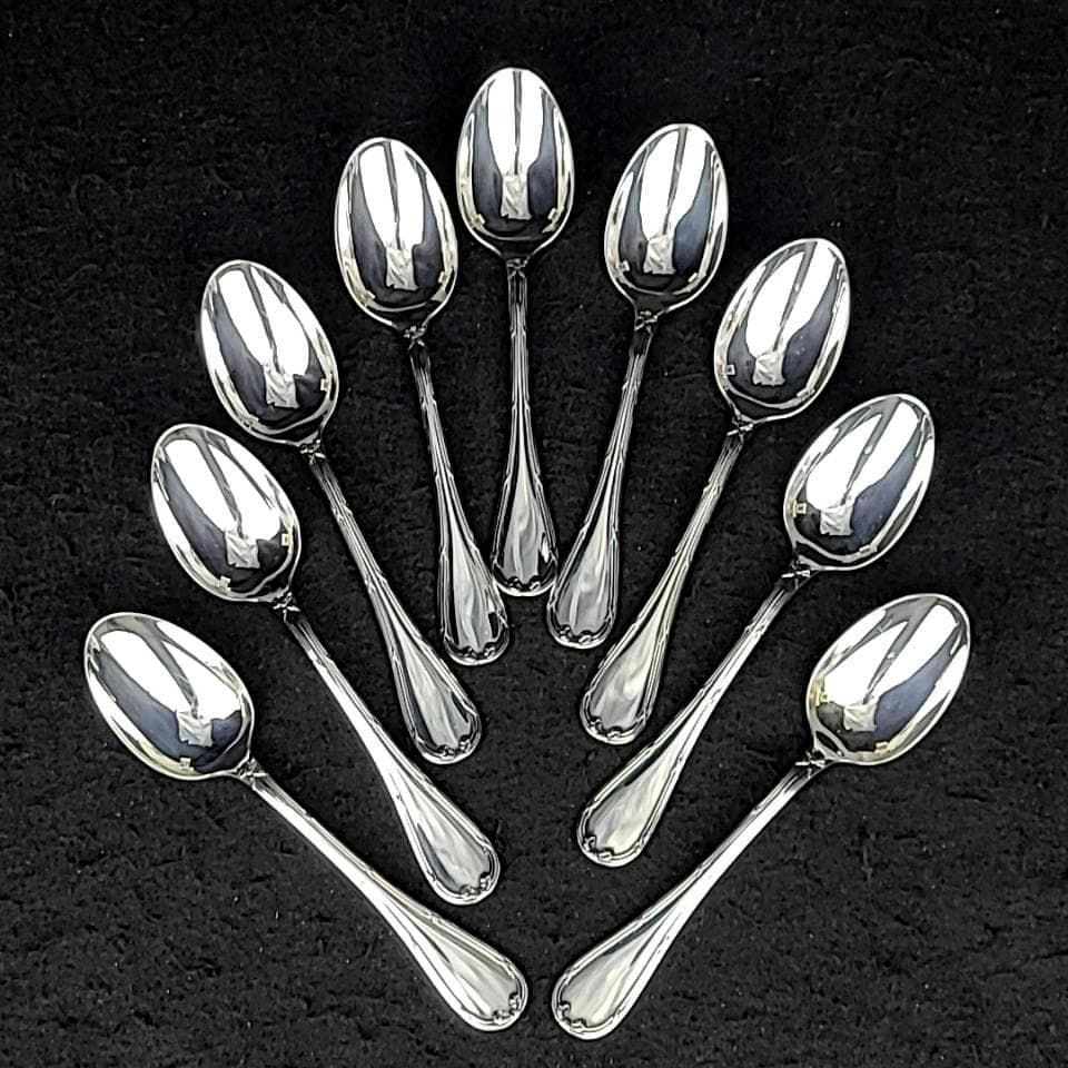 ◎美品◎クリストフル　リュバン　リボン　コーヒースプーン　9本