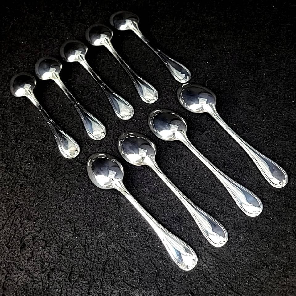 ◎美品◎クリストフル　リュバン　リボン　コーヒースプーン　9本