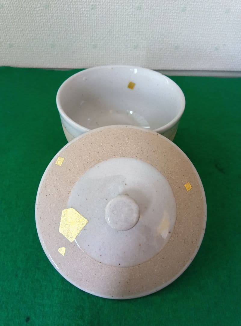 九谷焼 吉右衛門窯 金箔ちらし5客セット