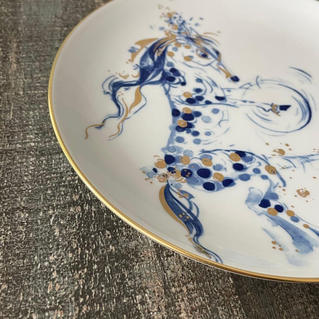 Meissenマイセン 干支プレート 2002年 ウマ - メルカリ