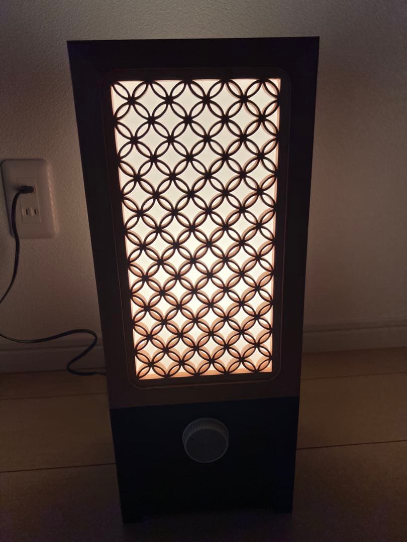 【和モダン照明】組子細工 インテリアランプ 調光式 間接照明 木製 和風ライト