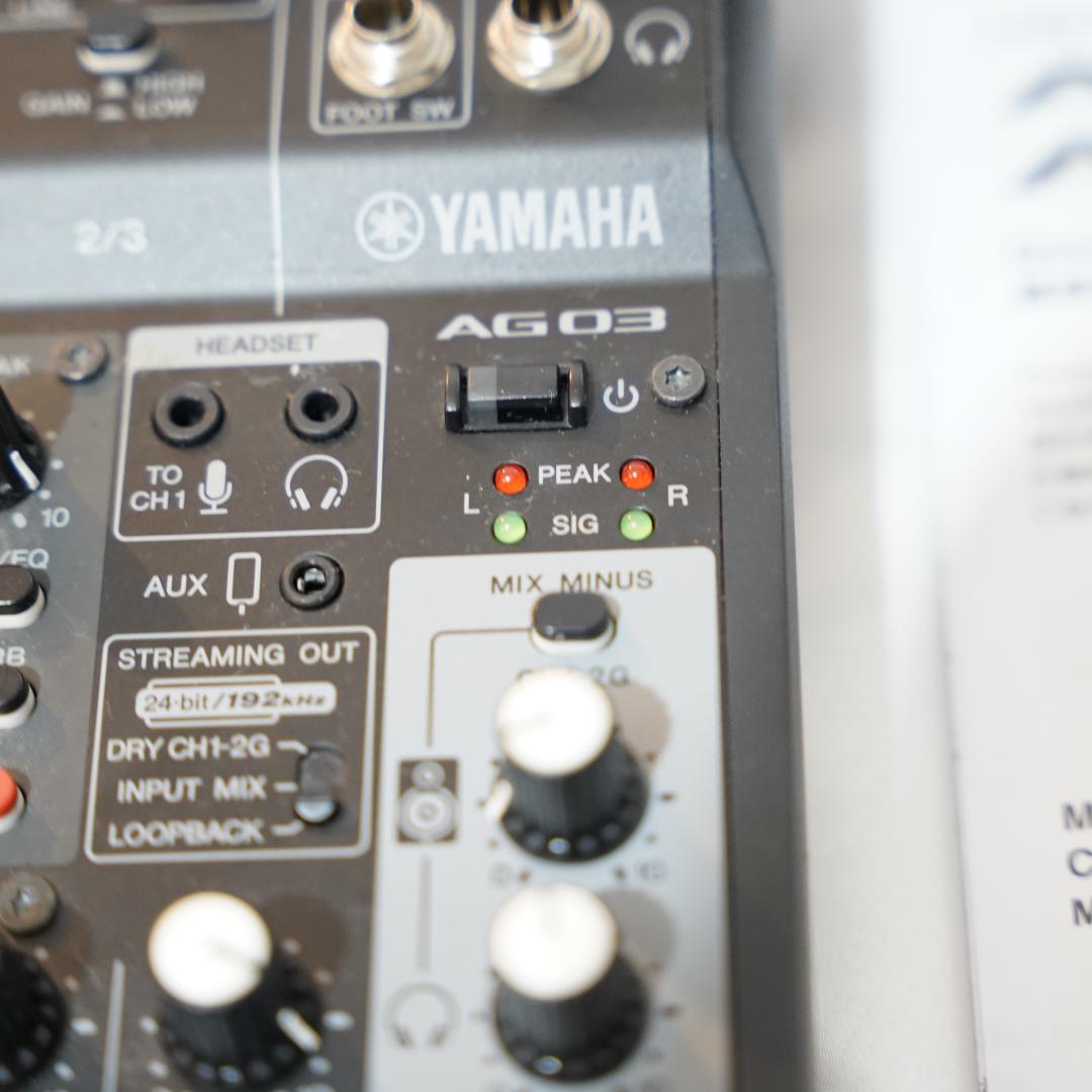 ヤマハ(YAMAHA) ブラック AG03MK2