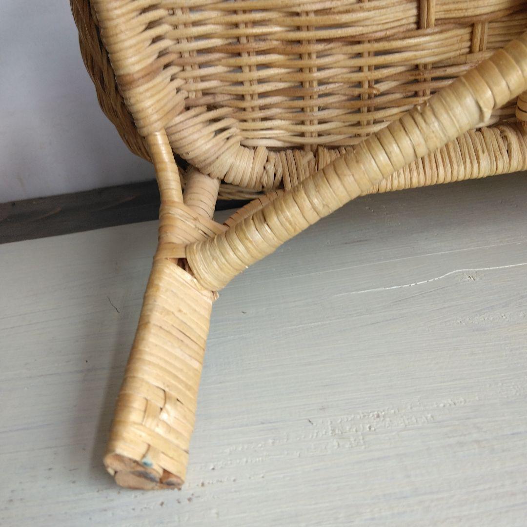 ミニ籐 椅子 チェア インテリア　雑貨　コレクション昭和レトロ