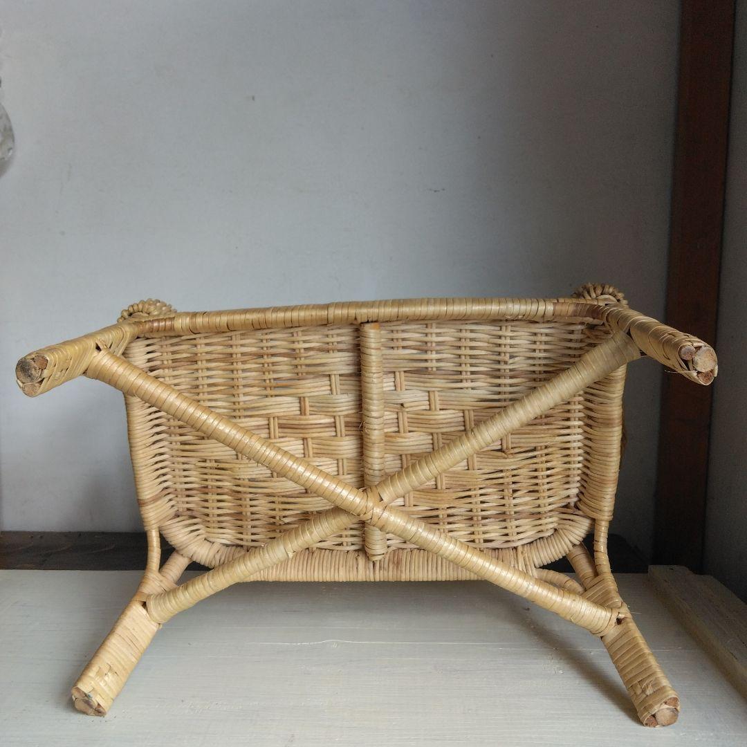 ミニ籐 椅子 チェア インテリア　雑貨　コレクション昭和レトロ