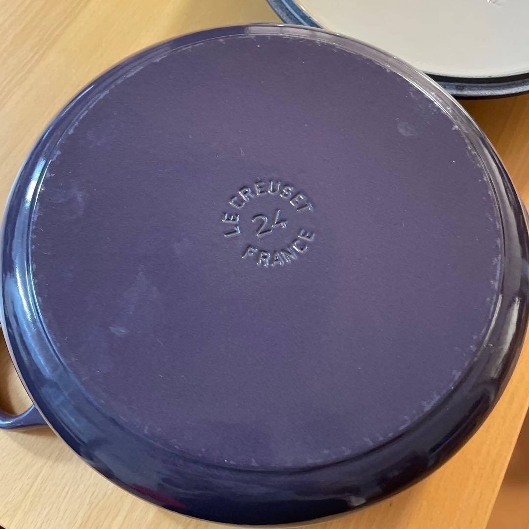 LE CREUSET ルクルーゼ　ジャポネーズ　24cm 浅型鍋