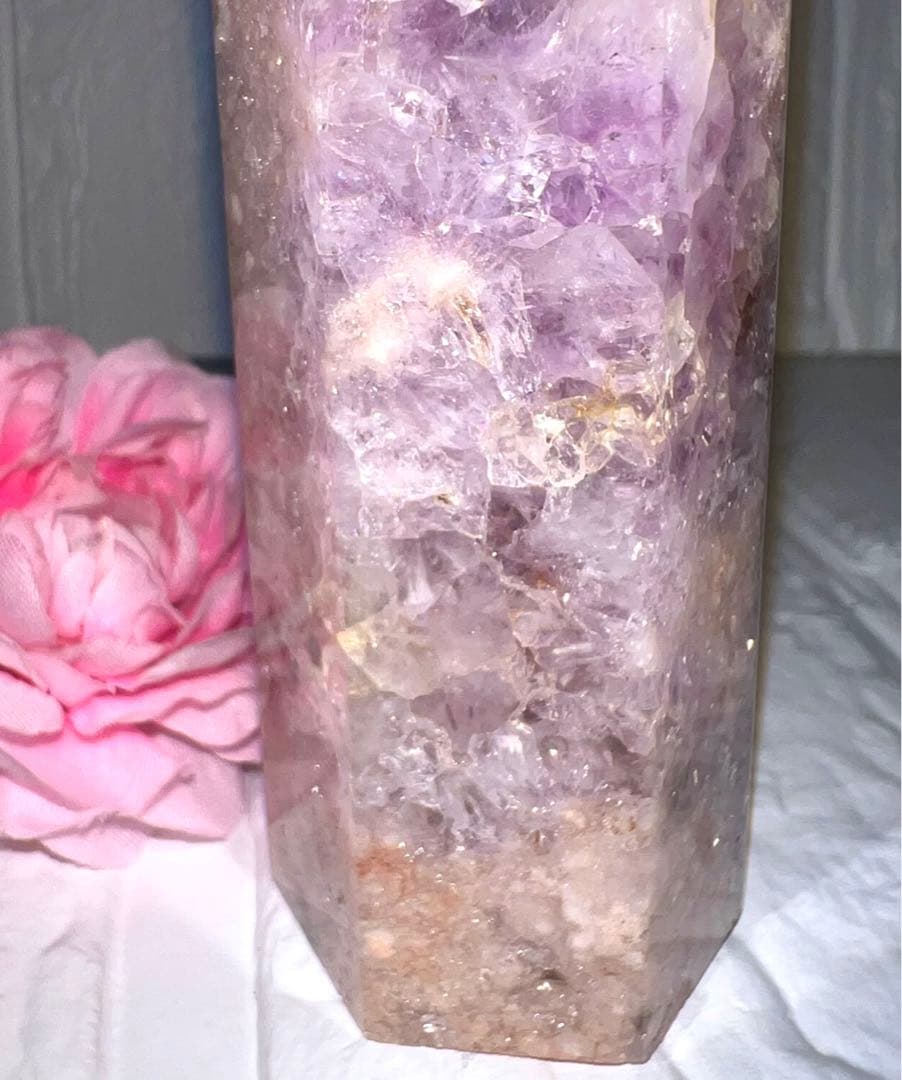 ㉑ピンクアメジスト♥️タワー♥️チェリーブロッサム♥️桜瑪瑙♥️花瑪瑙♥️フラワーアゲート