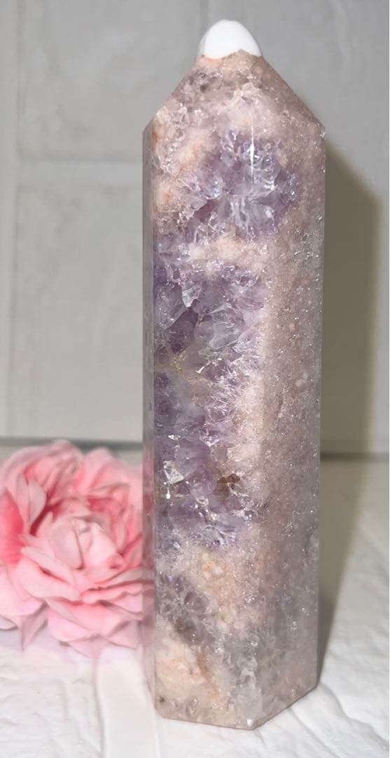 ㉑ピンクアメジスト♥️タワー♥️チェリーブロッサム♥️桜瑪瑙♥️花瑪瑙♥️フラワーアゲート
