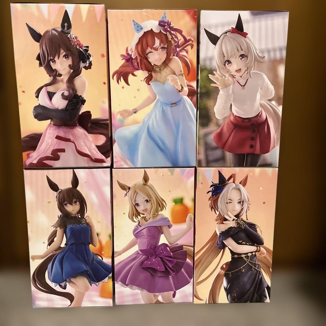 ウマ娘 Trio-Try-iT フィギュア カレンチャン ラウンドワン限定 6点