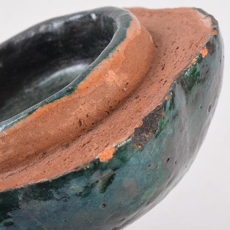 茶道具 色絵 桔梗形 香合 在銘 花押付時代箱 C R9022 - メルカリ