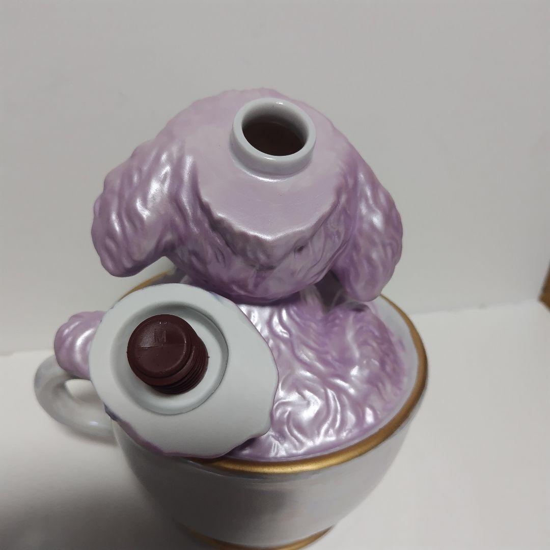 ティーカップ プードル デキャンタ ローズ ロゼ 空瓶 飾りボトル