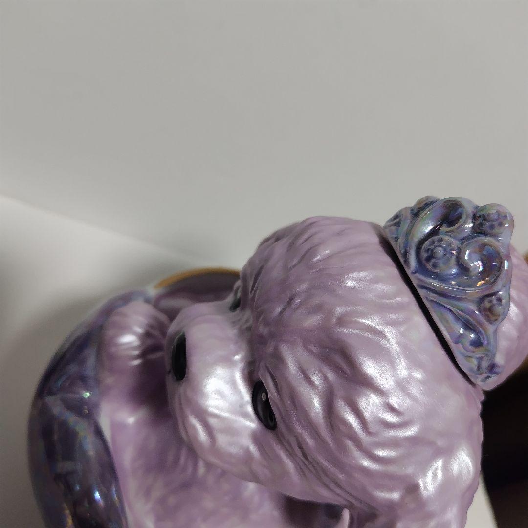 ティーカップ プードル デキャンタ ローズ ロゼ 空瓶 飾りボトル