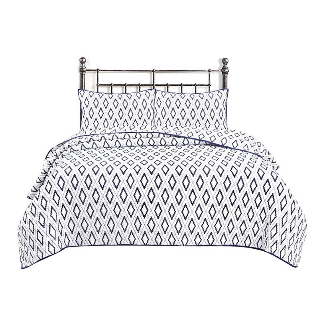 キルトベッドカバー3点セット綿マルチカバー キルティング 201