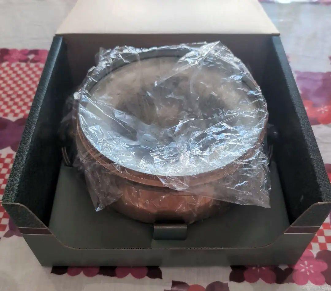 純銅製　インテリアポット　ライオンヘッド　両手鍋　鍋