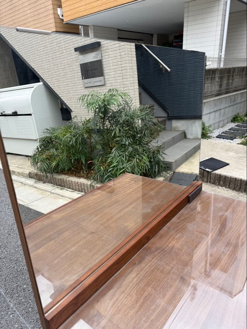 高野木工　レッチェ80 ドレッサー　化粧台　ウォールナット無垢材　椅子付き