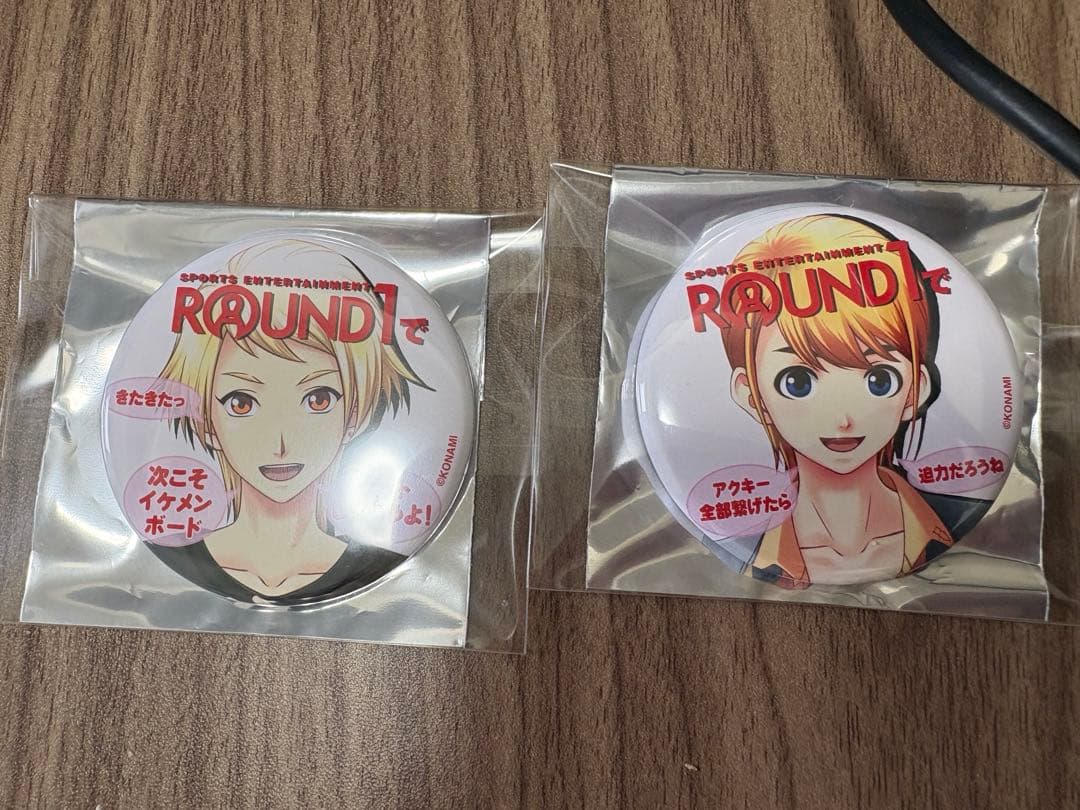 ときメモGS4 ラウンドワン 缶バッジ 本多行 巴征道 - メルカリ