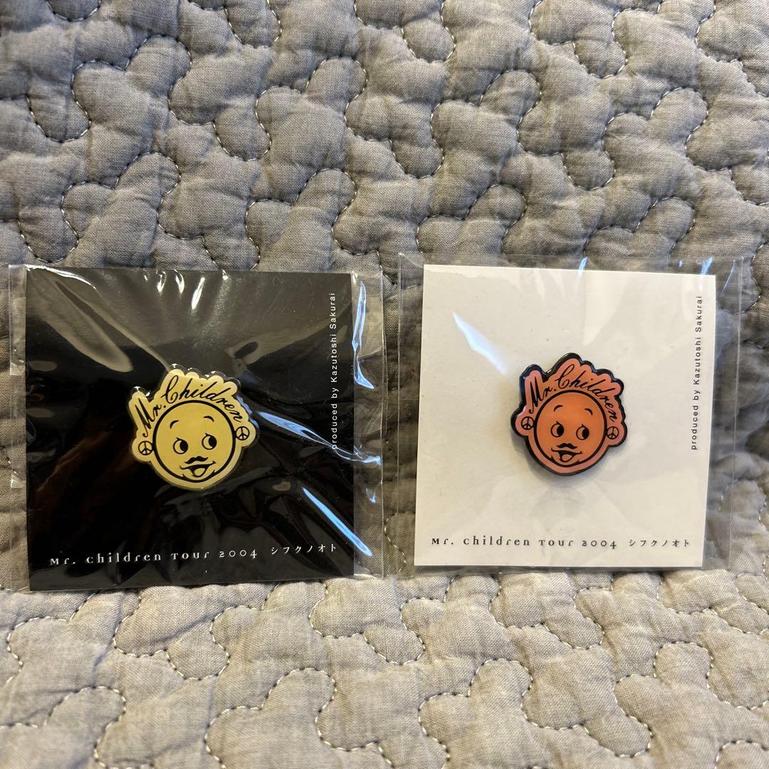 未開封 Mr.Children 2004 シフクノオト ミスチルくん ピンバッジ