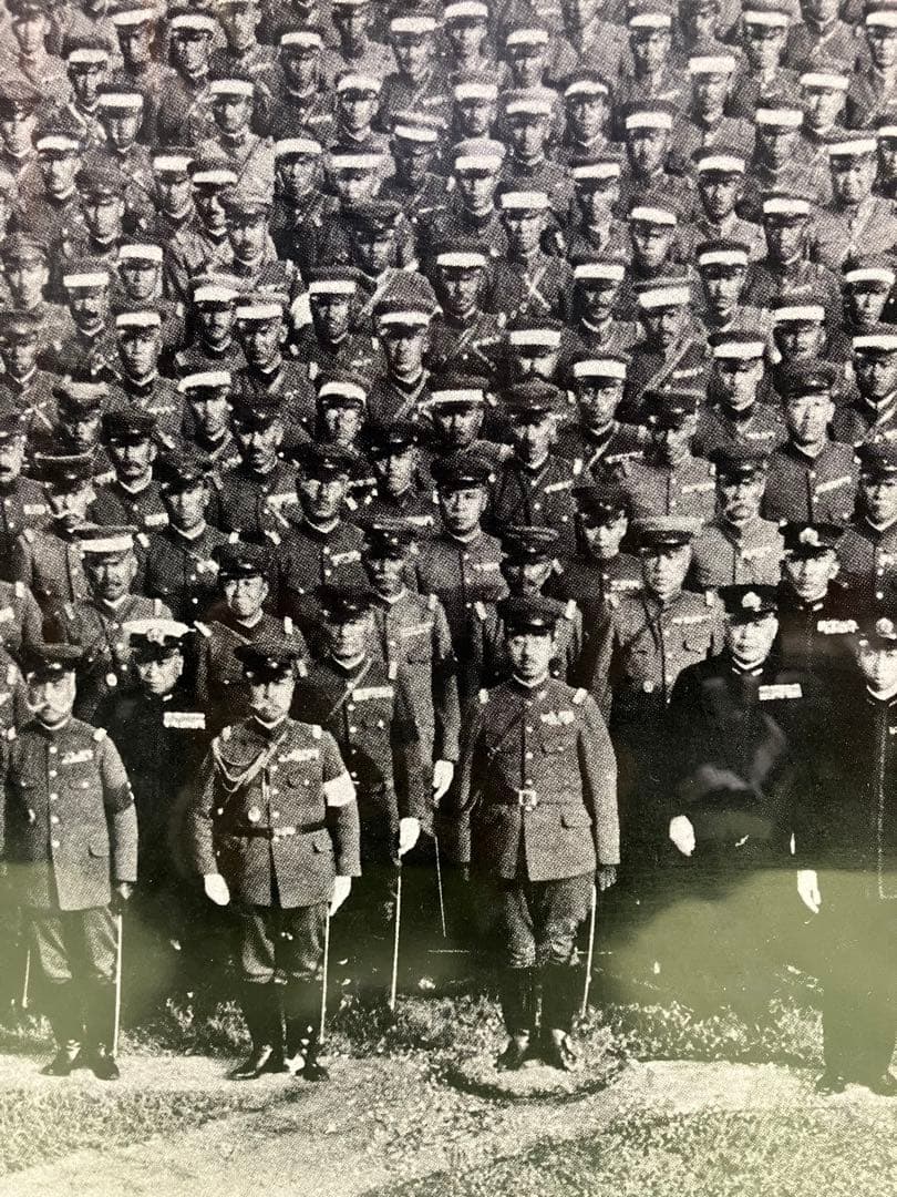 御野立所の観兵式集合写真(昭和天皇/軍人/戦時)額入り - メルカリ