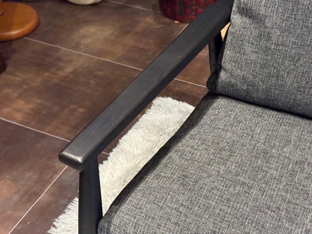 FUJIEI フジエイ　富士栄　アームソファ　リビング　ブラック　2脚　HZ