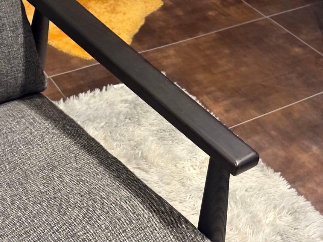 FUJIEI フジエイ　富士栄　アームソファ　リビング　ブラック　2脚　HZ