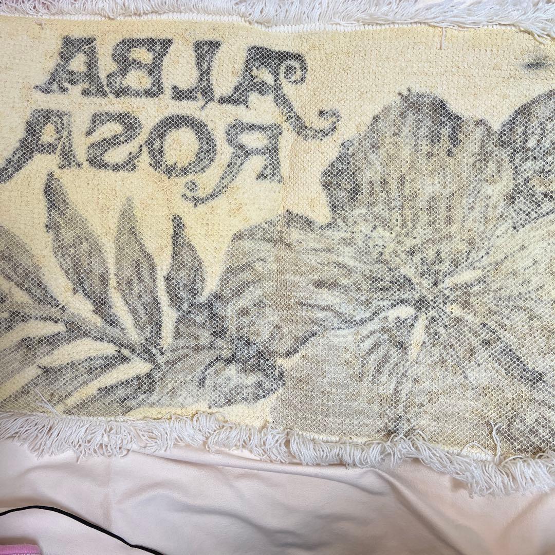 ‼️超注目商品‼️懐かしALBA ROSA玄関 マット‼️ バックのおまけ付き‼️