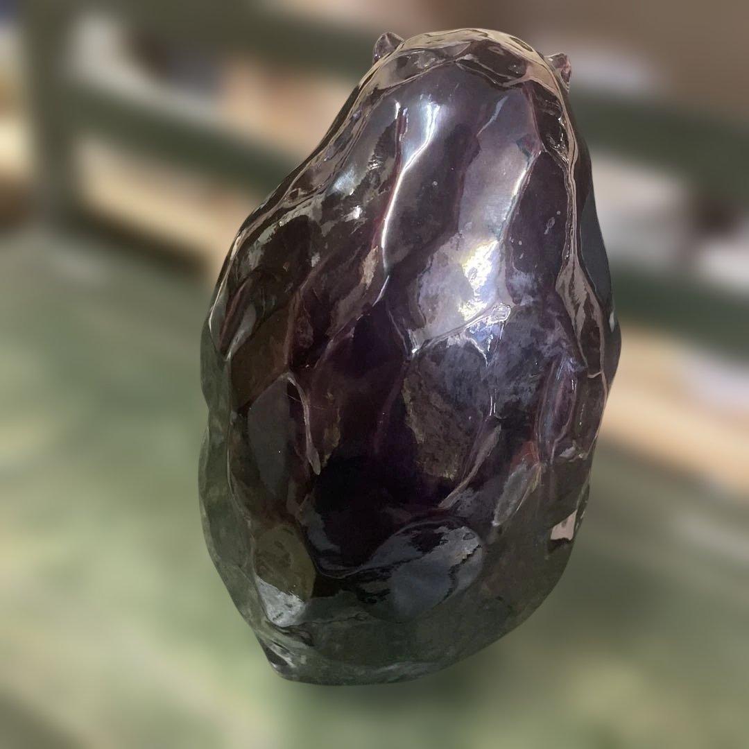 九谷焼猿の置き物　石川県伝統工芸品 日本美術　骨董　干支の猿　在名あり