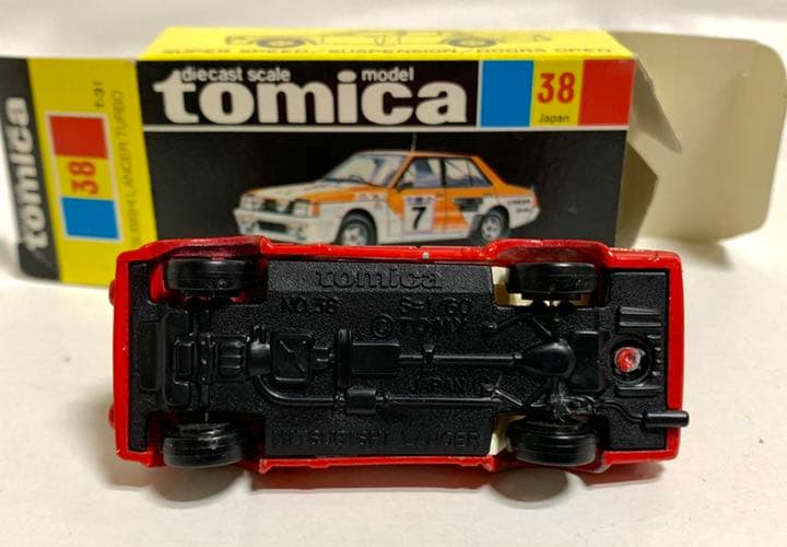 黒箱 トミカ 三菱ランサーターボ 2Fホイール仕様 激レア - メルカリ