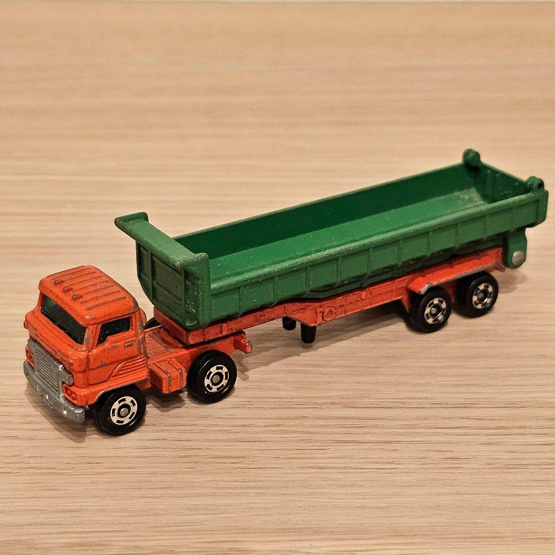ロングトミカ】No.L3 日野 ダンプトレーラー 日本製 - メルカリ