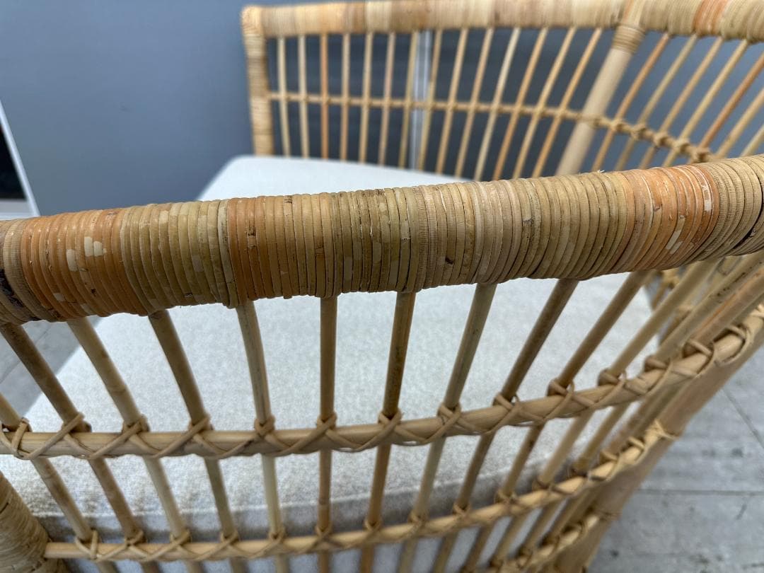 IKEA パーソナルチェア　ストックホルム　籐　ベージュ