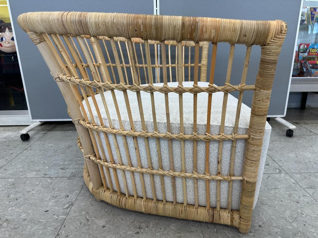 IKEA パーソナルチェア　ストックホルム　籐　ベージュ