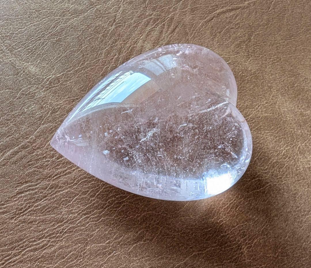 【超美品】イーダーオーバーシュタイン磨きのモルガナイト（ビッグハート）