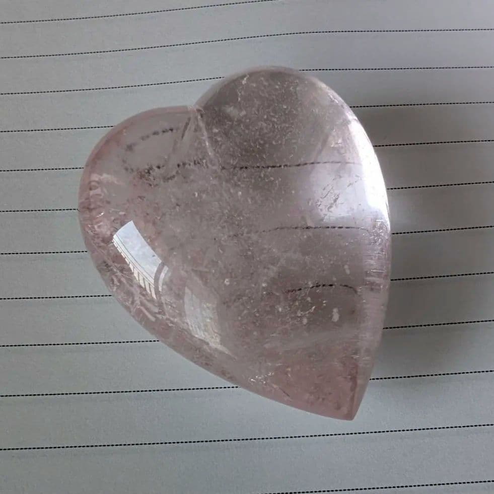 【超美品】イーダーオーバーシュタイン磨きのモルガナイト（ビッグハート）