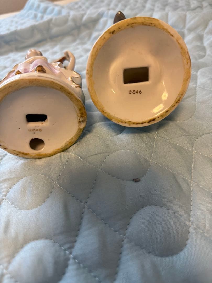 クラシックスタイル 陶器 置物 男女像